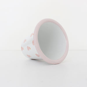 Enamel Tumblers - Pink Pear Design - Set of 6