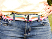 Colourful Striped Handmade Belt