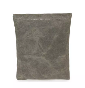 Waxed Canvas - Padded Sleeve (18cm W x 24cm L)