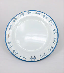 Bulk Enamel Plates - 2 x set of 6 Horse Bit design (12 plates in total)